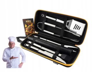Gril Set XL v KUFRIKU príslušenstvo Grilovacie náradie 11v1 SUPER KVALITA